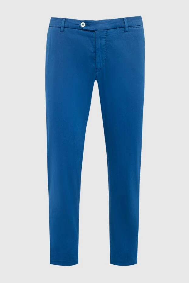 Cesare di Napoli мужские брюки синие мужские купить с ценами и фото 150203 - фото 1