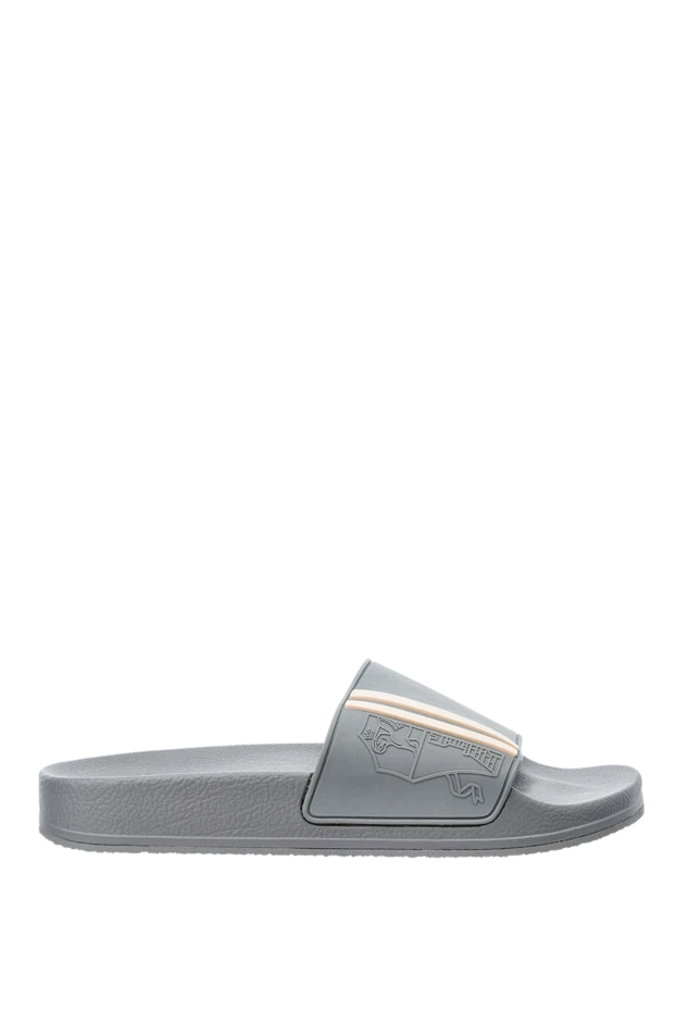Gray polyurethane slippers for men - photo 1