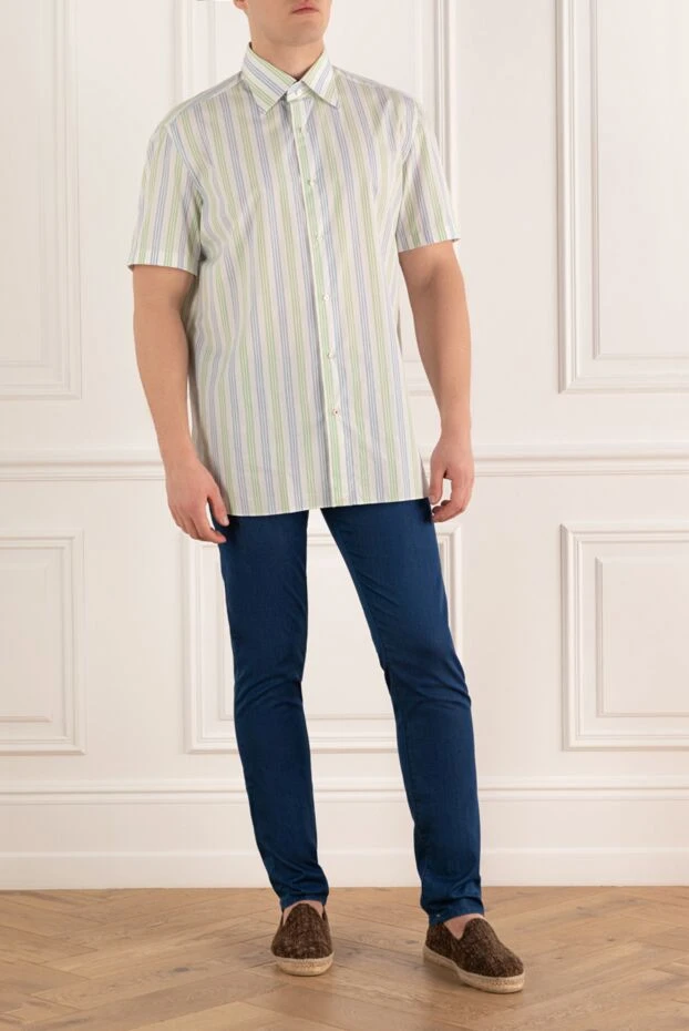 Scissor Scriptor man blue cotton and silk jeans for men buy with prices and photos 150423 - photo 2