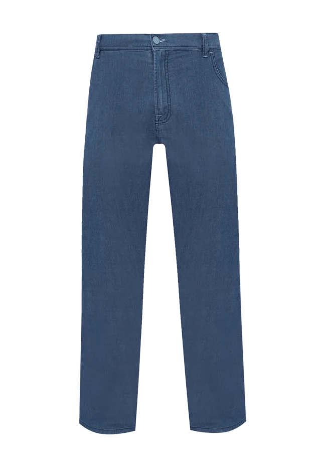 Scissor Scriptor мужские джинсы из хлопка и полиуретана синие мужские купить с ценами и фото 150425 - фото 1