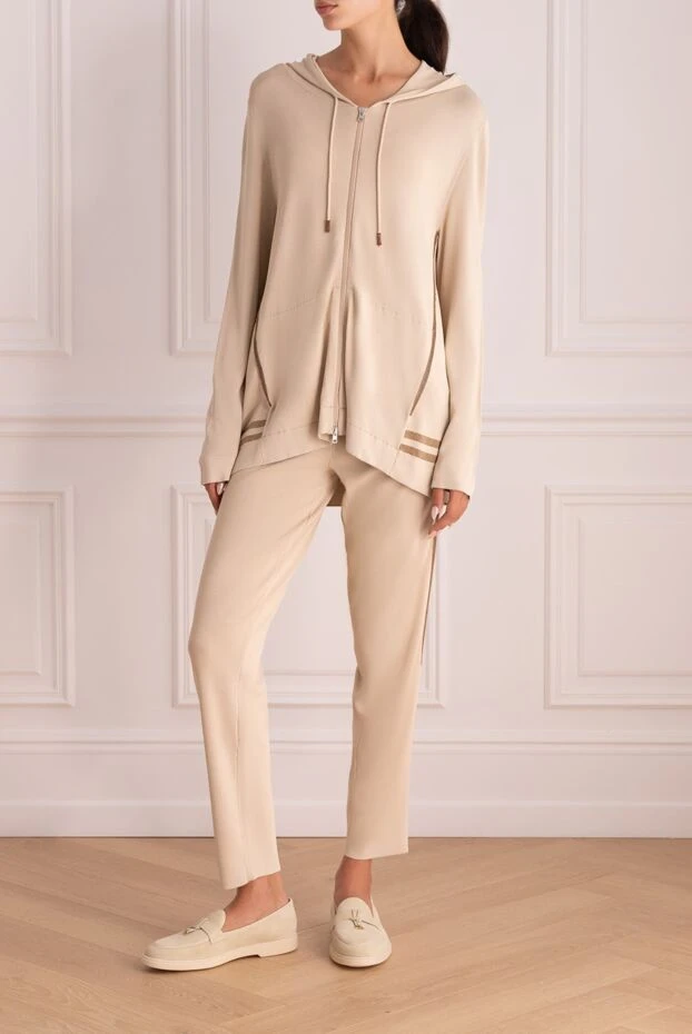 Panicale woman beige women's walking suit made of viscose and elastane buy with prices and photos 150447 - photo 2
