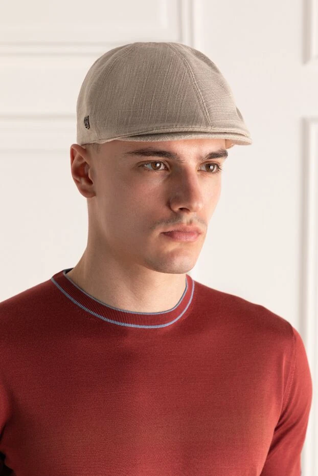 Corneliani man beige wool and silk cap for men buy with prices and photos 150459 - photo 2