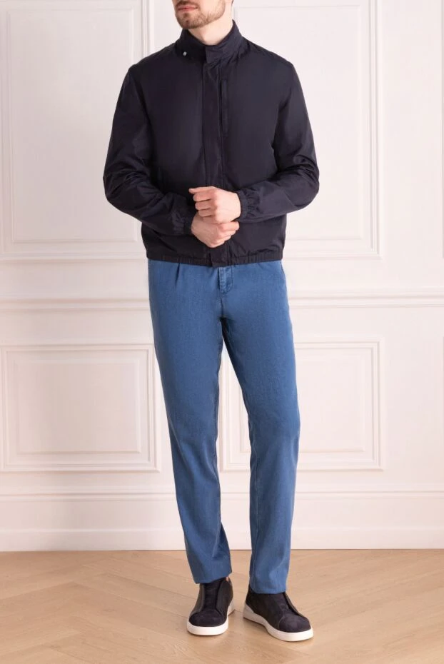 Corneliani чоловічі куртка з поліестеру синя чоловіча купити фото з цінами 150470 - фото 2