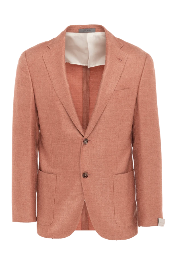 Corneliani orange wool and silk jacket for men 150481 - photo 1