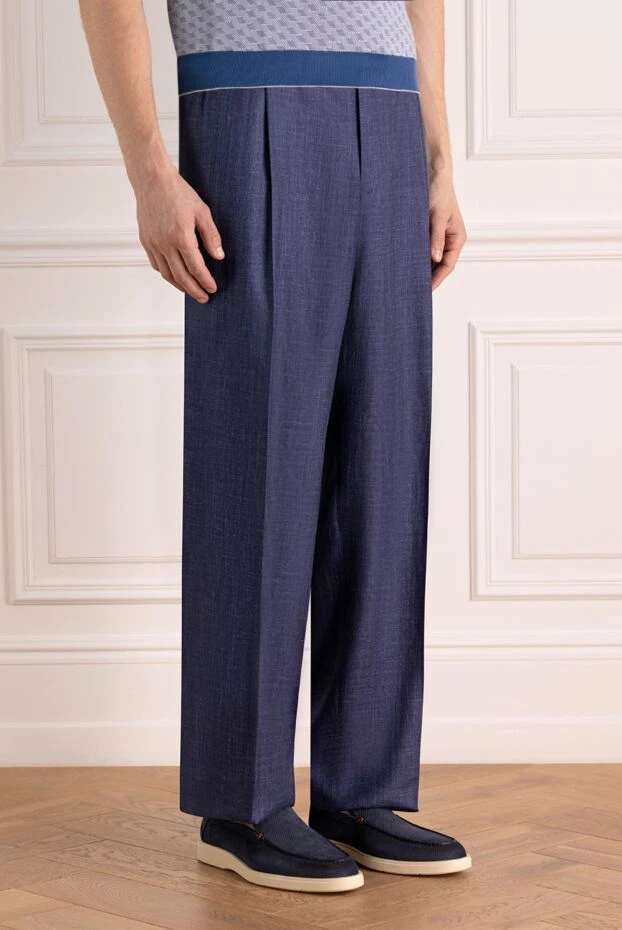 Stefano Ricci blue pants for men 150522 - photo 3