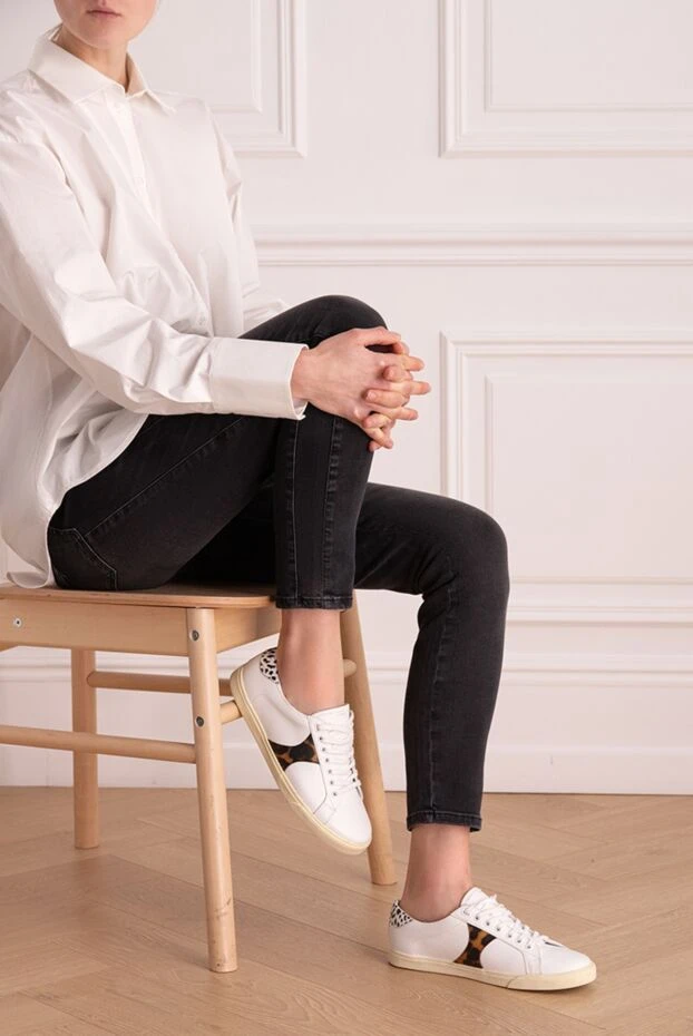 Celine woman white leather sneakers for women buy with prices and photos 150538 - photo 2