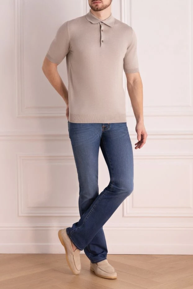 Jacob Cohen man cotton and polyester jeans blue for men buy with prices and photos 150551 - photo 2