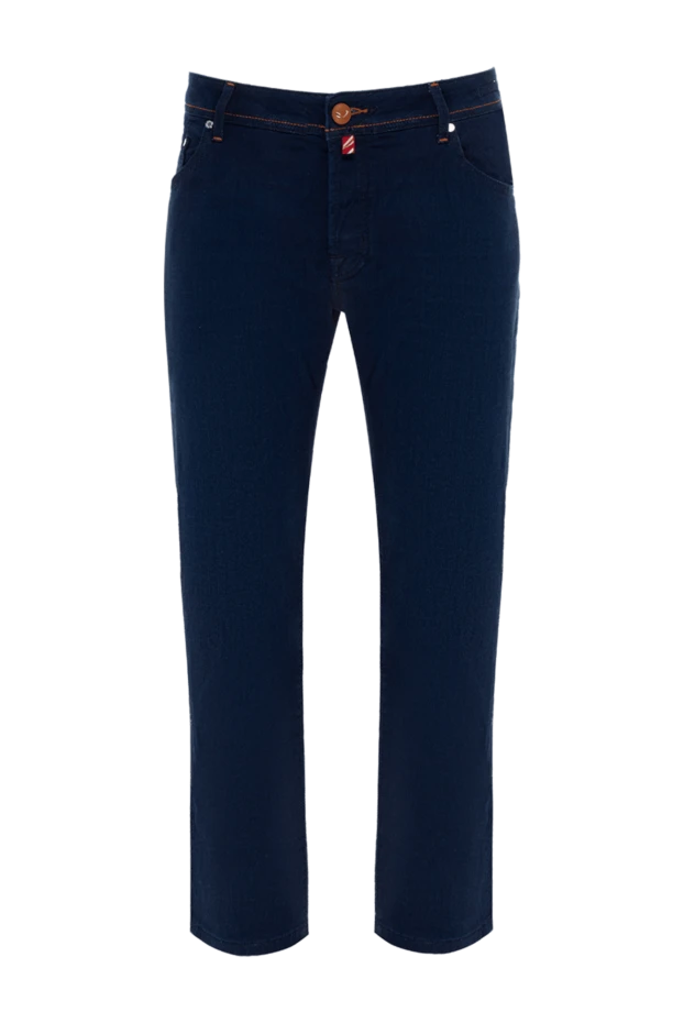 Jacob Cohen мужские джинсы из хлопка и полиэстера синие мужские купить с ценами и фото 150552 - фото 1
