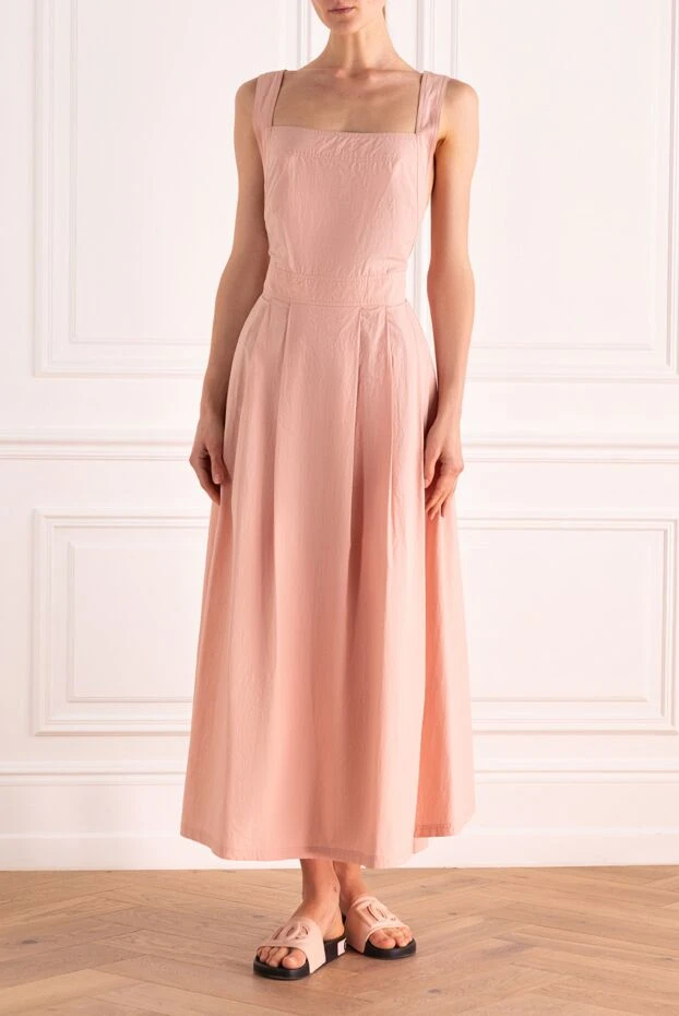 Re Vera женские платье из хлопка розовое женское купить с ценами и фото 150591 - фото 2
