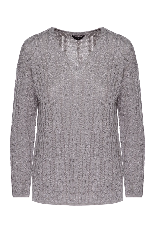 Re Vera woman beige silk and linen jumper for women buy with prices and photos 150597 - photo 1