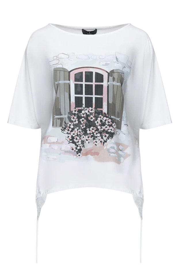 Re Vera женские футболка из хлопка белая женская купить с ценами и фото 150602 - фото 1