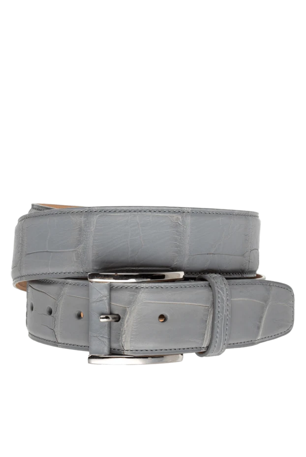 Tardini man gray crocodile leather belt for men buy with prices and photos 150611 - photo 1