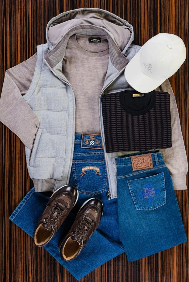 Zilli semi-sheer black cashmere and silk jumper with geometric knit 150625 - photo 2