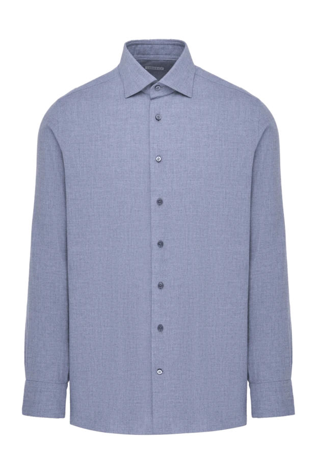 Zilli чоловічі рубашка з бавовни та кашеміру сіра чоловіча купити фото з цінами 150655 - фото 1