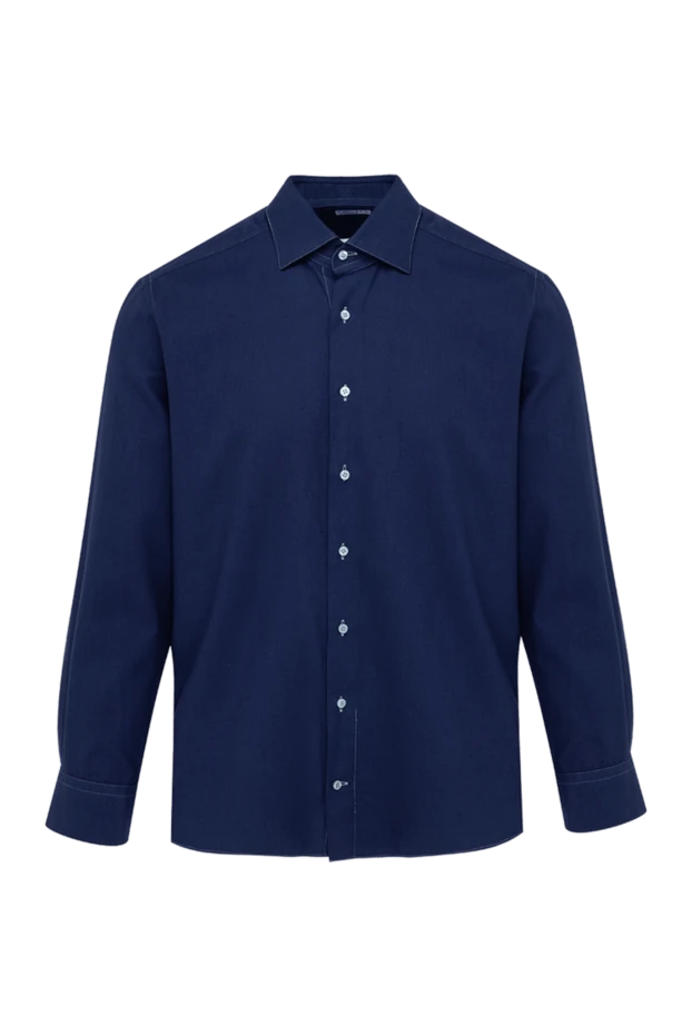 Zilli чоловічі рубашка з бавовни синя чоловіча купити фото з цінами 150656 - фото 1