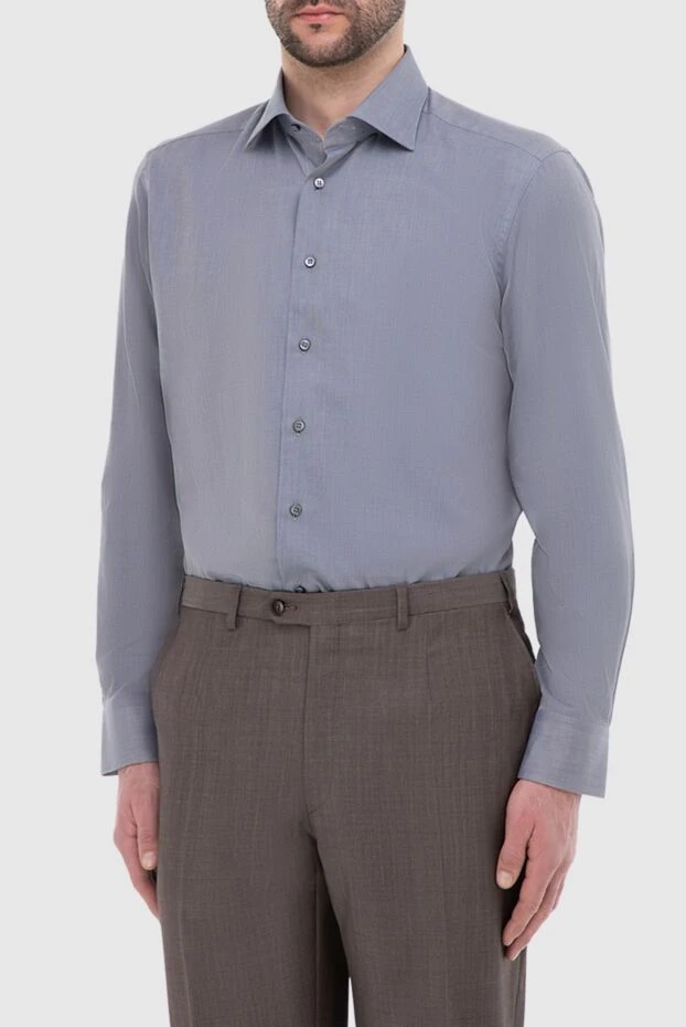 Zilli man gray cotton shirt for men 150662 - photo 2