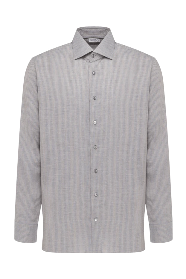 Zilli чоловічі рубашка з бавовни та кашеміру сіра чоловіча купити фото з цінами 150666 - фото 1