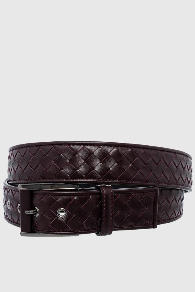 Cesare di Napoli man leather belt burgundy for men buy with prices and photos 150689 - photo 1