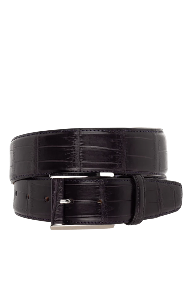Cesare di Napoli man purple crocodile leather belt for men buy with prices and photos 150700 - photo 1
