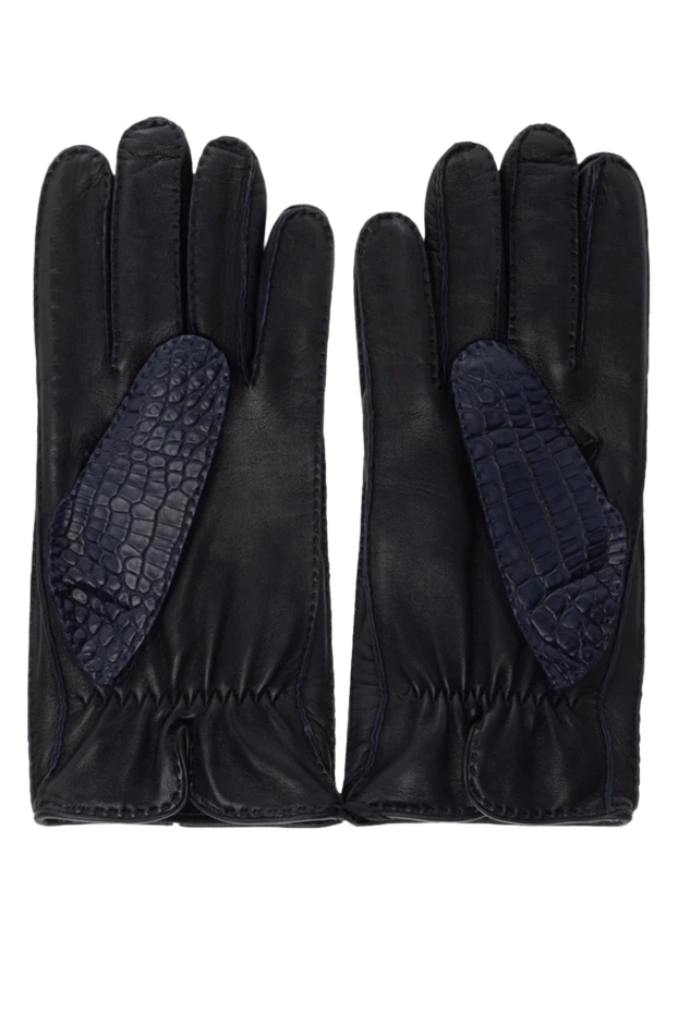 Moorer man men's gloves black made of genuine leather 180067 - photo 3