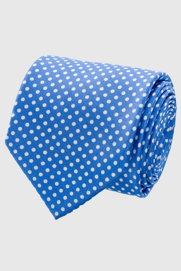 Italo Ferretti мужские галстук из шелка синий мужской купить с ценами и фото 150705 - фото 1