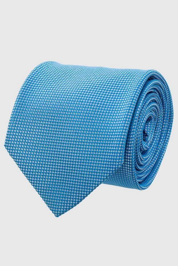 Italo Ferretti мужские галстук из шелка голубой мужской купить с ценами и фото 150717 - фото 1