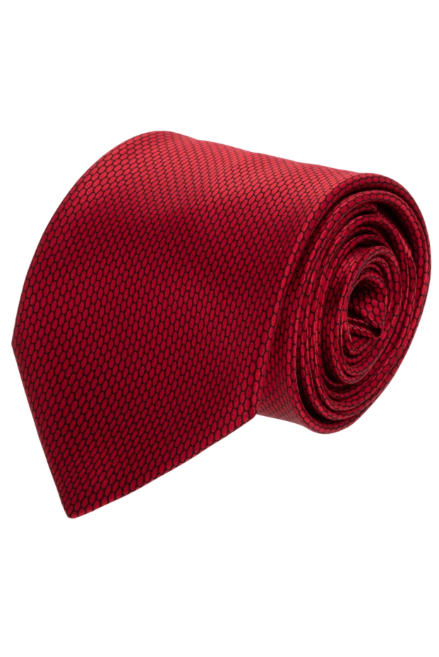 Italo Ferretti man red silk tie for men 150718 - photo 1