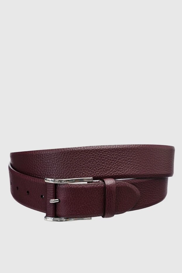 Cesare di Napoli man leather belt burgundy for men buy with prices and photos 150738 - photo 1