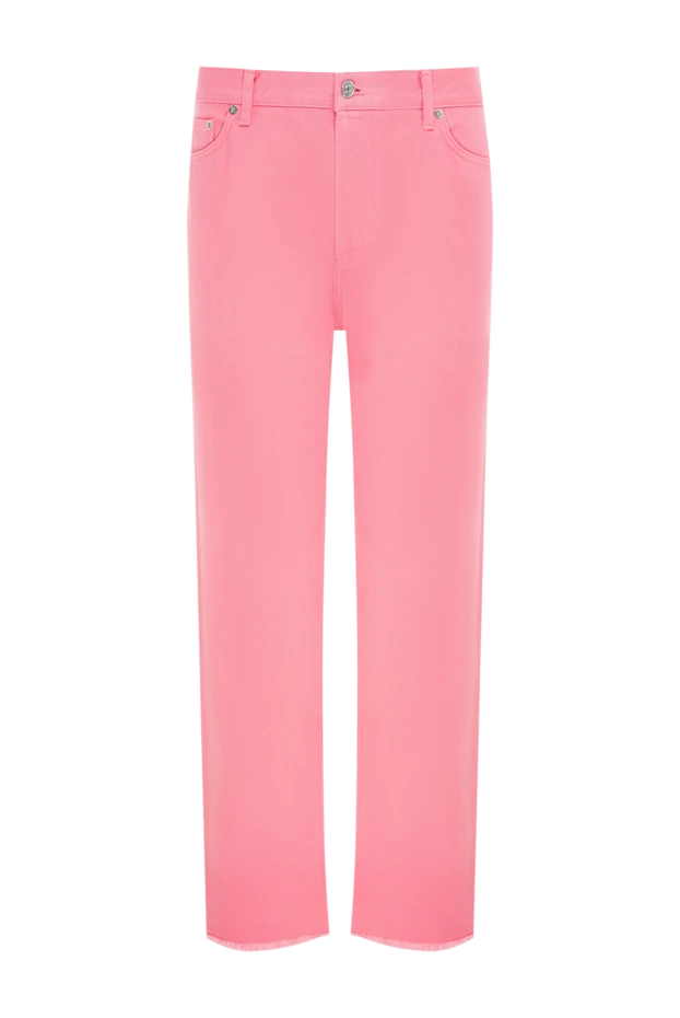 Celine women's pink cotton jeans 150809 - photo 1