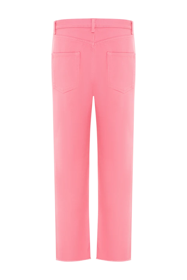Celine women's pink cotton jeans 150809 - photo 2