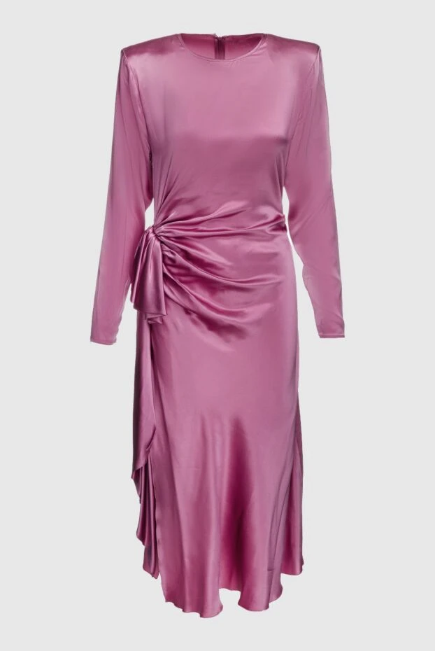 Pink silk dress for women