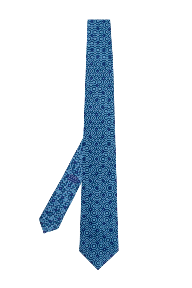 Stefano Ricci краватка з шовку блакитна чоловіча 150921 - фото 3