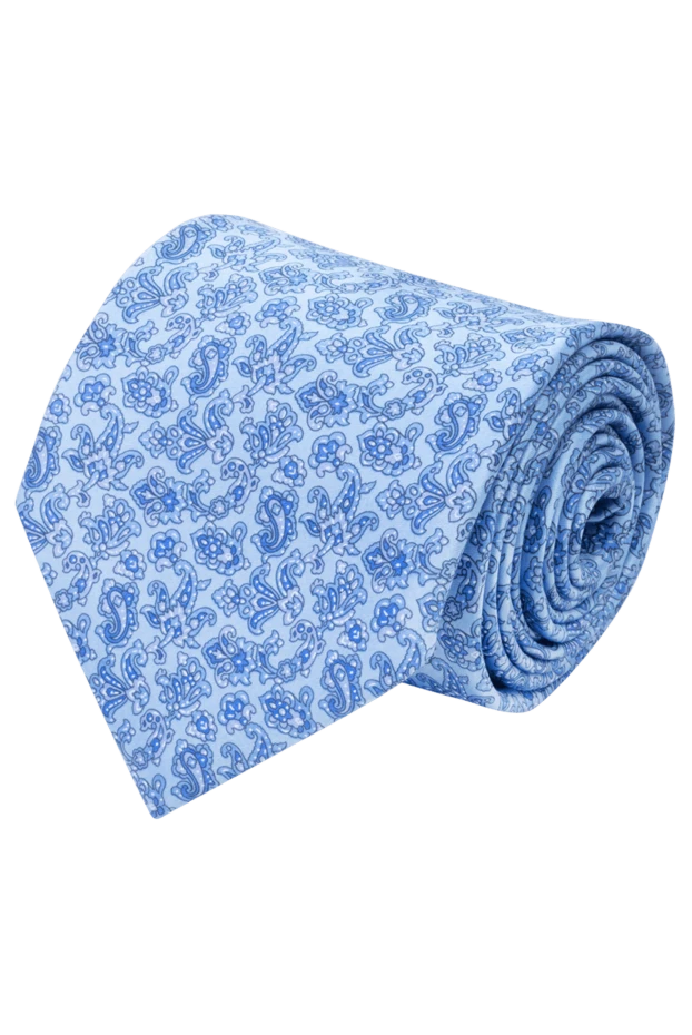 Stefano Ricci галстук из шелка голубой мужской 150933 - фото 1
