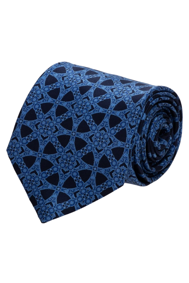 Stefano Ricci галстук из шелка синий мужской 150936 - фото 1