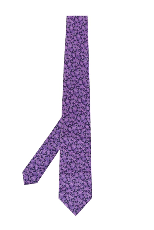 Stefano Ricci краватка з шовку фіолетова чоловіча 150939 - фото 3