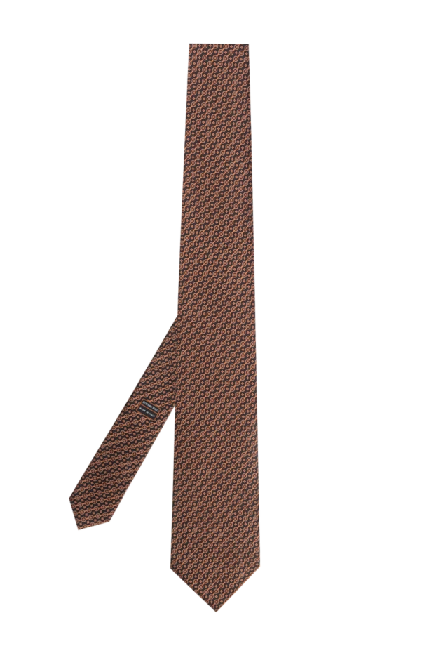Stefano Ricci галстук из шелка коричневый мужской 150942 - фото 3
