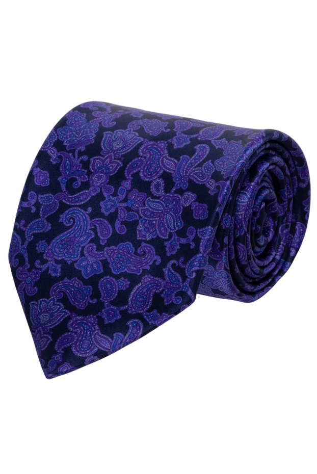 Stefano Ricci галстук из шелка фиолетовый мужской 150945 - фото 1