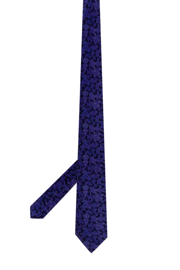 Stefano Ricci краватка з шовку фіолетова чоловіча 150945 - фото 3