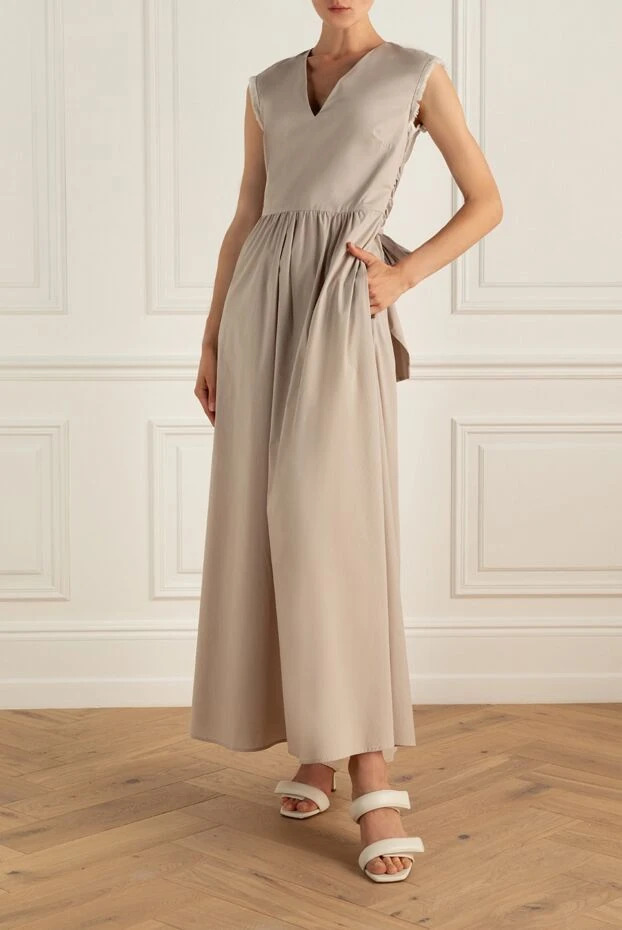 Rocco Ragni woman beige dress for women buy with prices and photos 150968 - photo 2