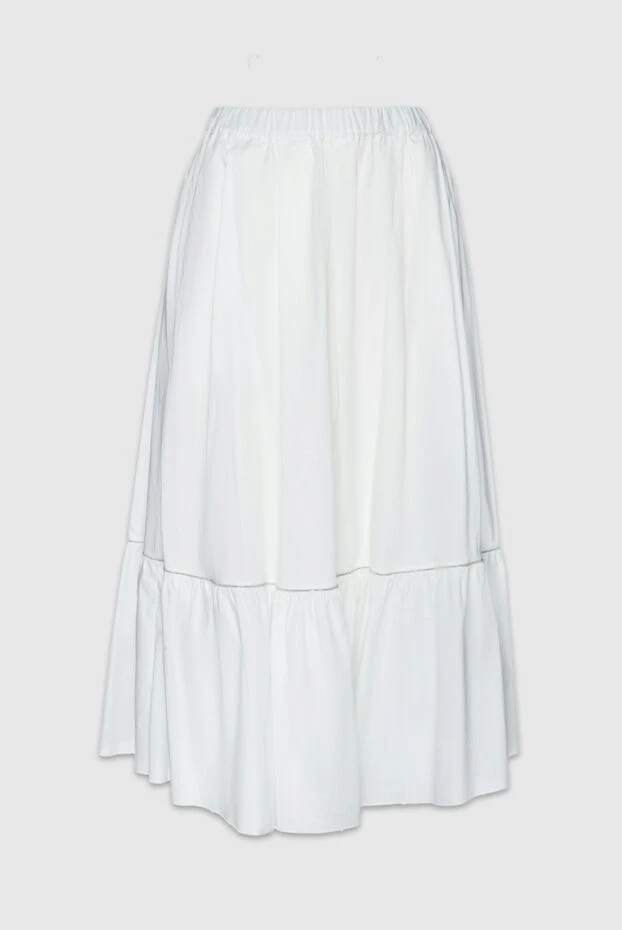 Rocco Ragni женские юбка из хлопка белая женская купить с ценами и фото 150977 - фото 1