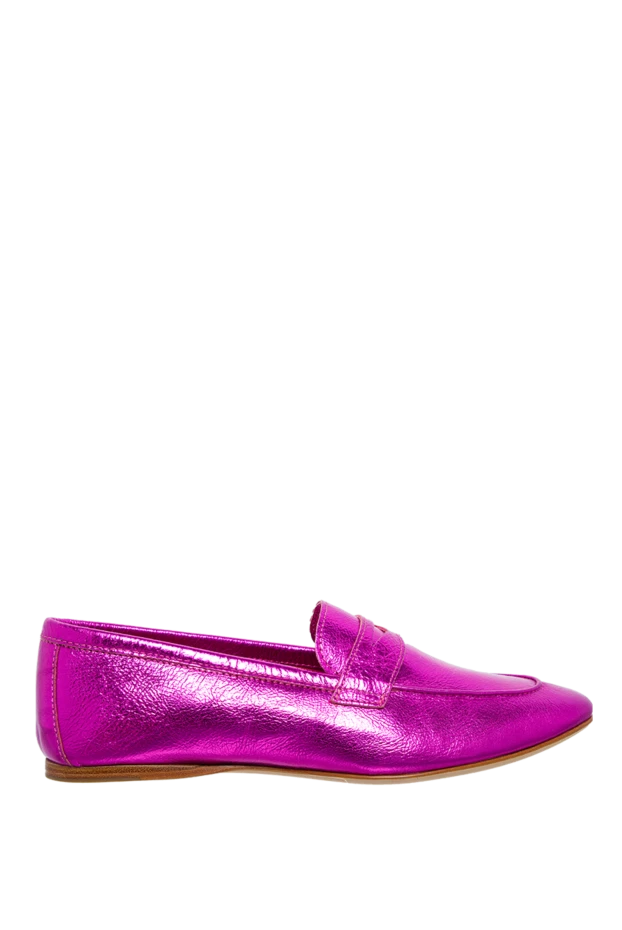 Cesare di Napoli woman pink leather loafers for women buy with prices and photos 150982 - photo 1