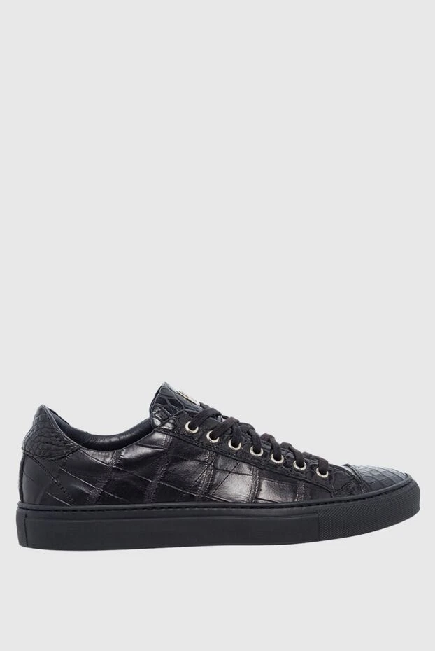 Pellettieri di Parma man black crocodile leather sneakers for men 151002 - photo 1