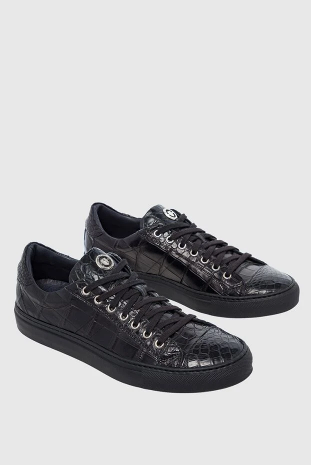 Pellettieri di Parma man black crocodile leather sneakers for men buy with prices and photos 151002 - photo 2