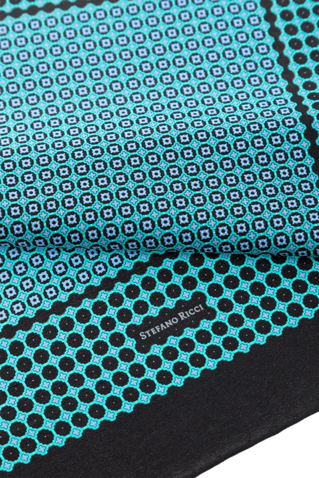 Stefano Ricci пушетте з шовку блакитний чоловіче 151017 - фото 3