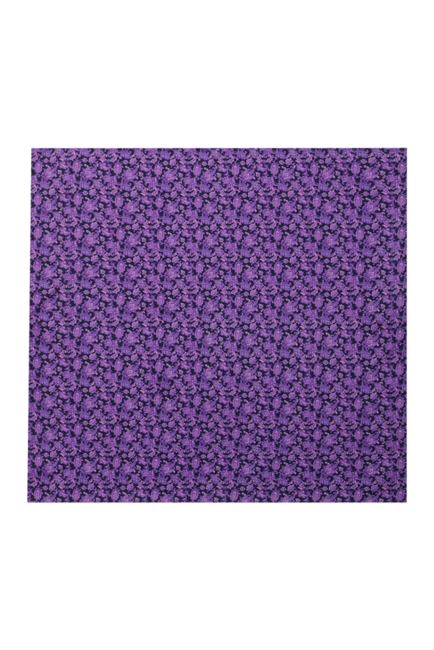 Stefano Ricci пушетте з шовку фіолетовий чоловічий 151033 - фото 3