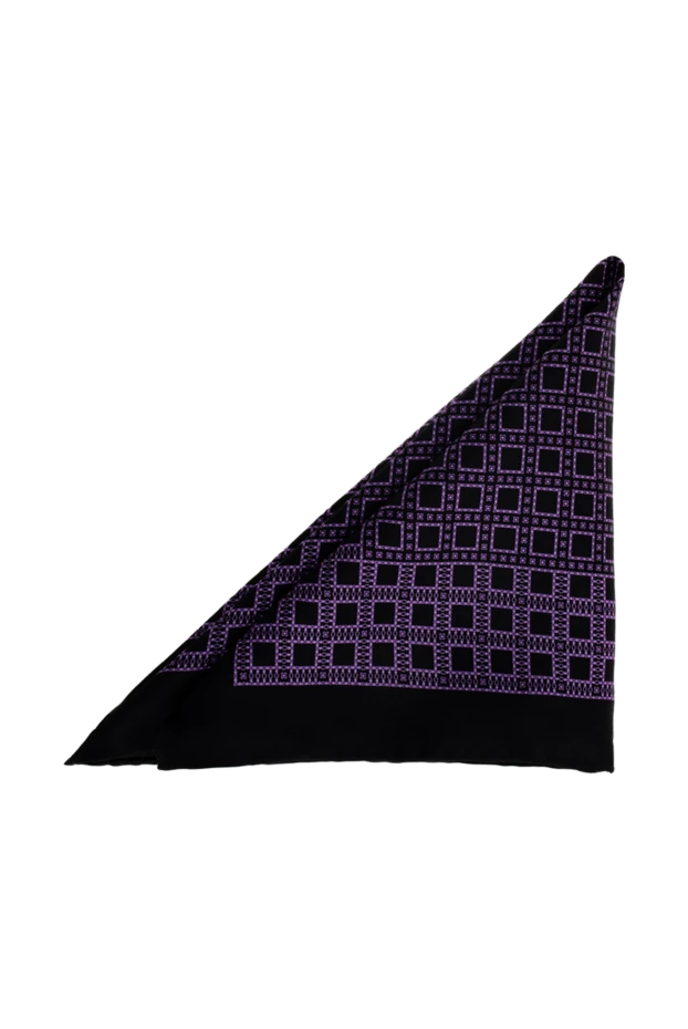 Stefano Ricci пушетте з шовку фіолетовий чоловічий 151040 - фото 3