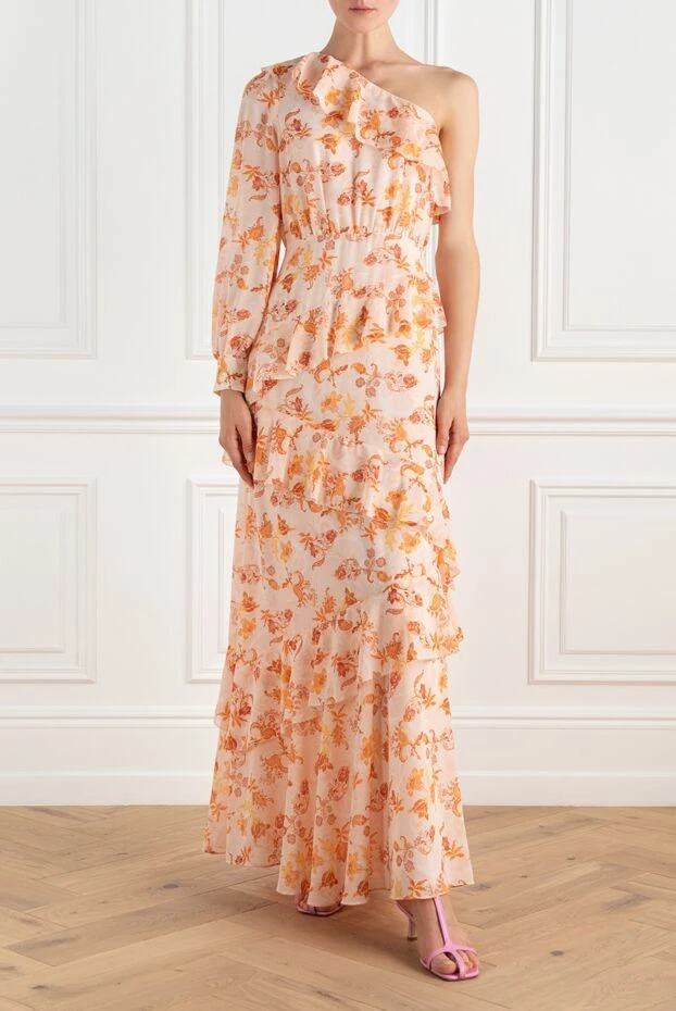 Fleur de Paris женские платье из полиамида оранжевое женское купить с ценами и фото 151060 - фото 2