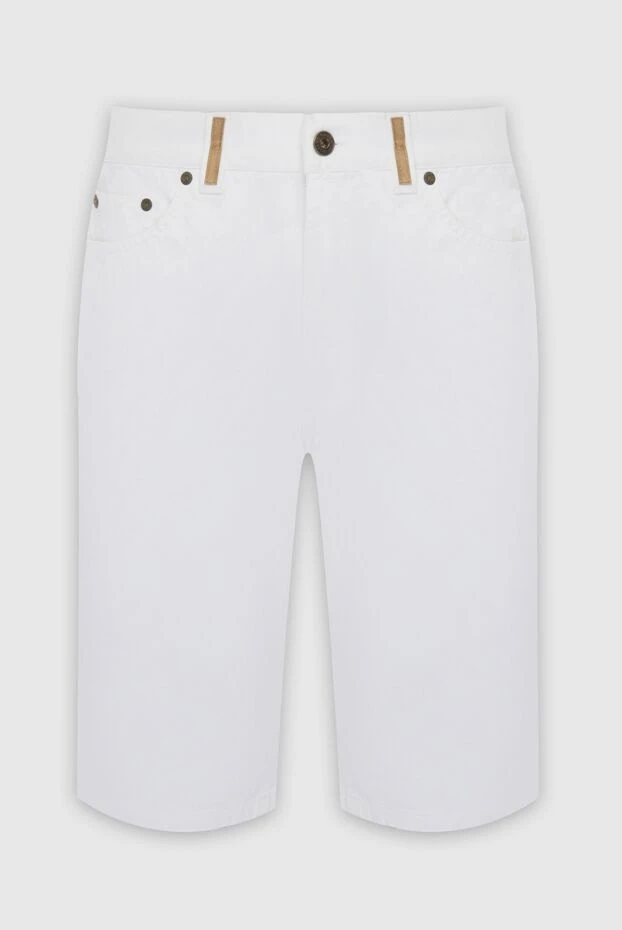 Шорти з бавовни білі чоловічі - фото 1