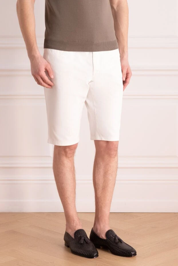 Stefano Ricci white cotton shorts for men 151075 - photo 3