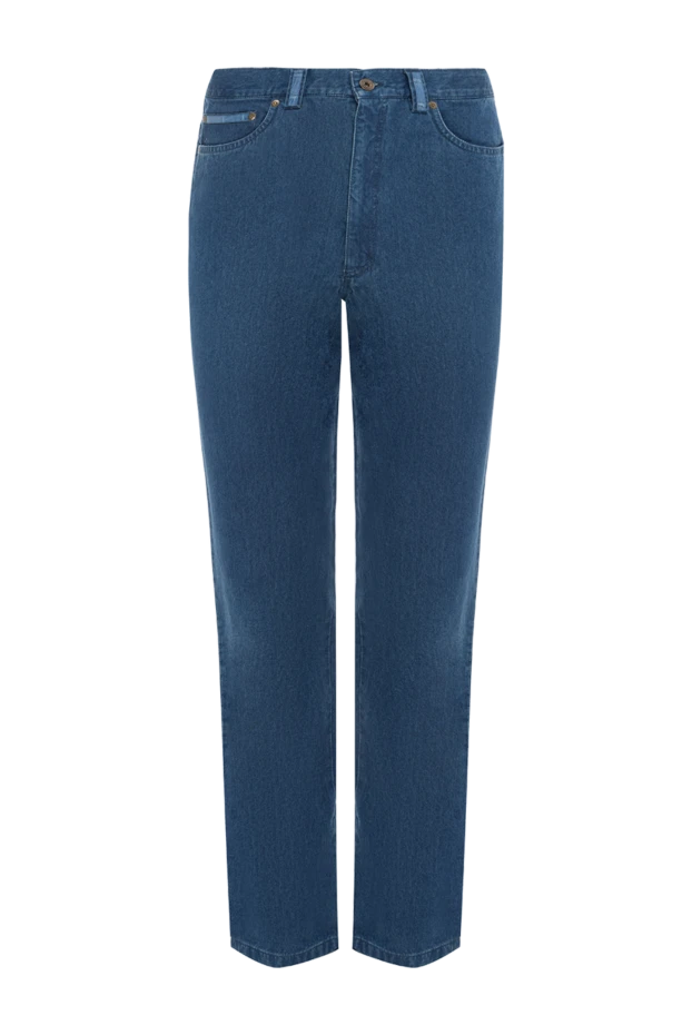 Stefano Ricci джинсы из хлопка синие мужские 151077 - фото 1